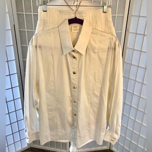 ESCADA VINTAGE OUTFIT top and skirt . Ivory colored. Both in excellent cond